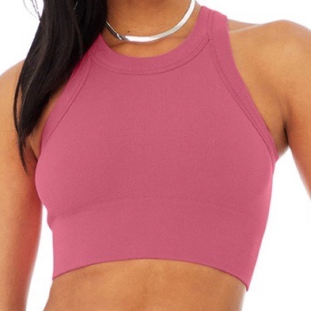 Alo Yoga Seamless Delight High Neck Bra